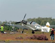 S00_7254 Curtiss P-40 Warhawk - proefdraaien van een 75-plusser