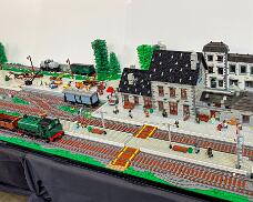 IMG_1269 Ook Lego-treinen mogen nu tentoongesteld worden. Jipie!